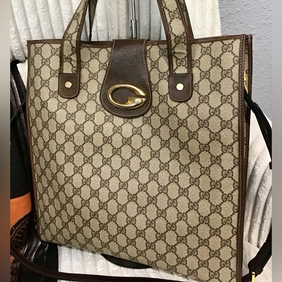 Gucci Shopper Tote Authentic Vintage Bag - Picture 1 of 16